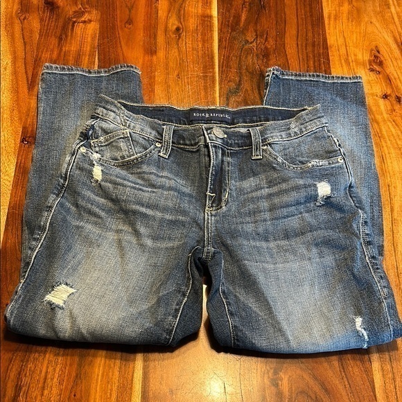Rock & Republic Denim - Rock & Republic Distressed Blue Jeans